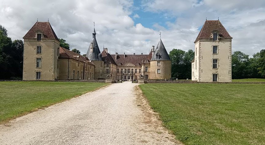 Castle Commarin, Côte-d'Or department in Eastern France, France